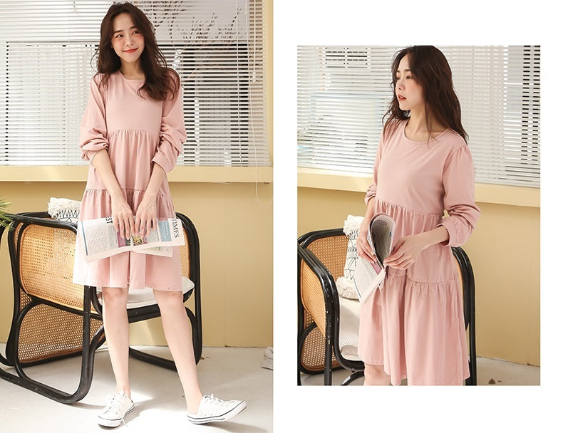 Cute Layered Nursing Dress