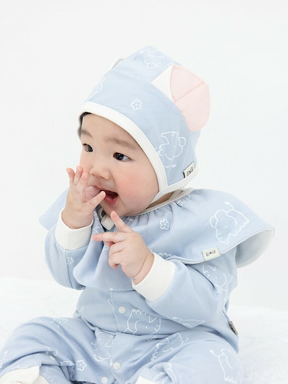 Bib-Flowery Elephant (All Seasons)