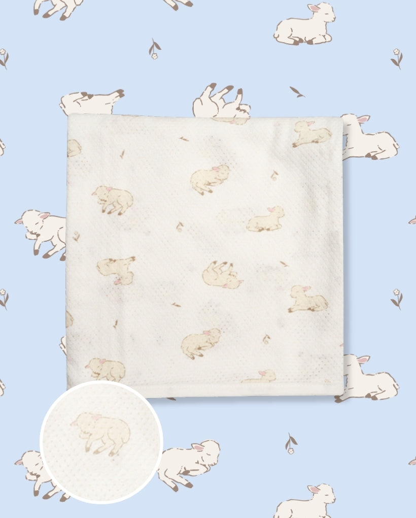 Swaddle Blanket-Little Sheep (Summer)