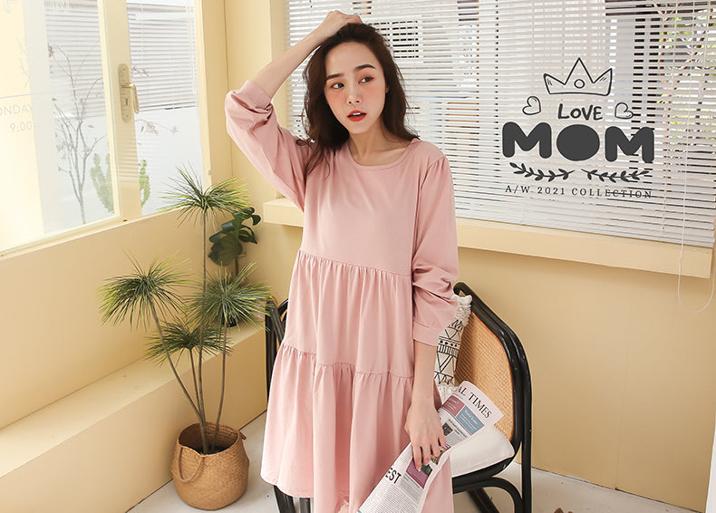 Cute Layered Nursing Dress