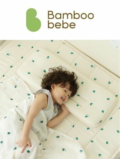 KRBA618 Korea Bamboo Bebe All Season Reversible Cooling Long Pillow 28x70cm-Yummy Veggie (2 Colors)