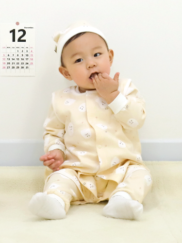 KRMB467 韓國 Merebe 嬰兒睡眠防踢背心-鬼馬小精靈 (冬)