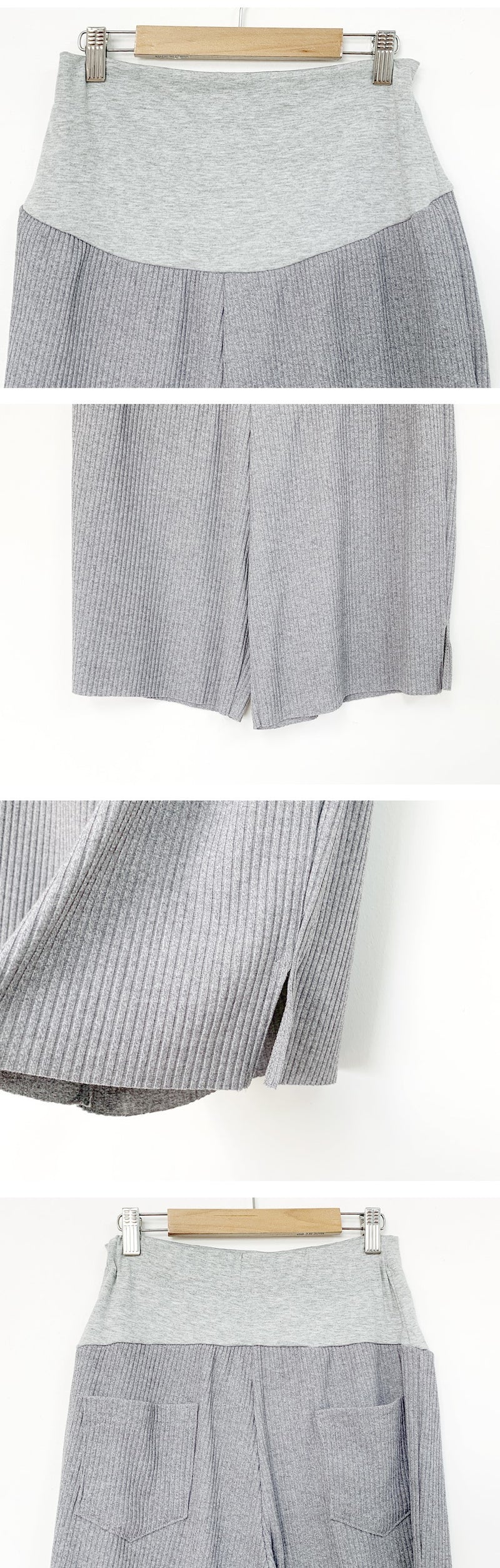 Ribbed Yoga Waistband Shorts