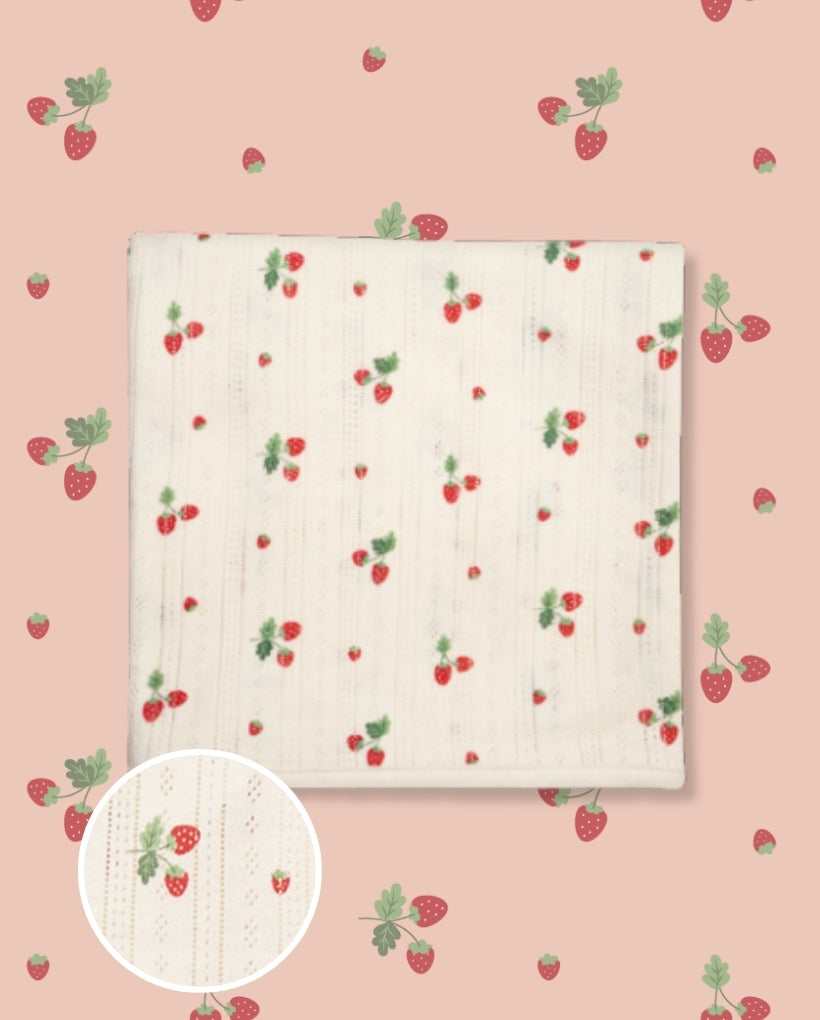 Swaddle Blanket-Redberry (Summer)
