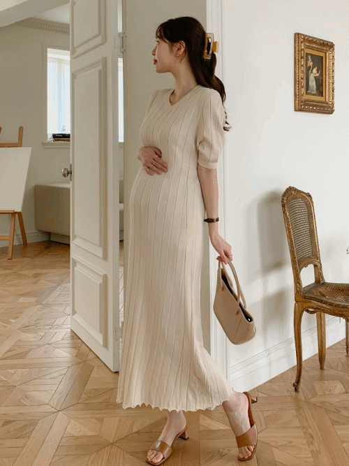 Solid Ribbed Dress
