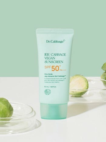 KRTN035 Korea tntn mom's Jeju Cabbage Vegan Pregnancy Safe Sunscreen 50ml (SPF50+)