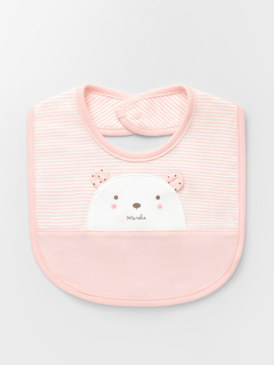 Bib-Pink Teddy Bear (All Seasons)