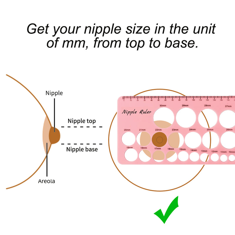 YOH405 Youha 矽膠乳頭尺