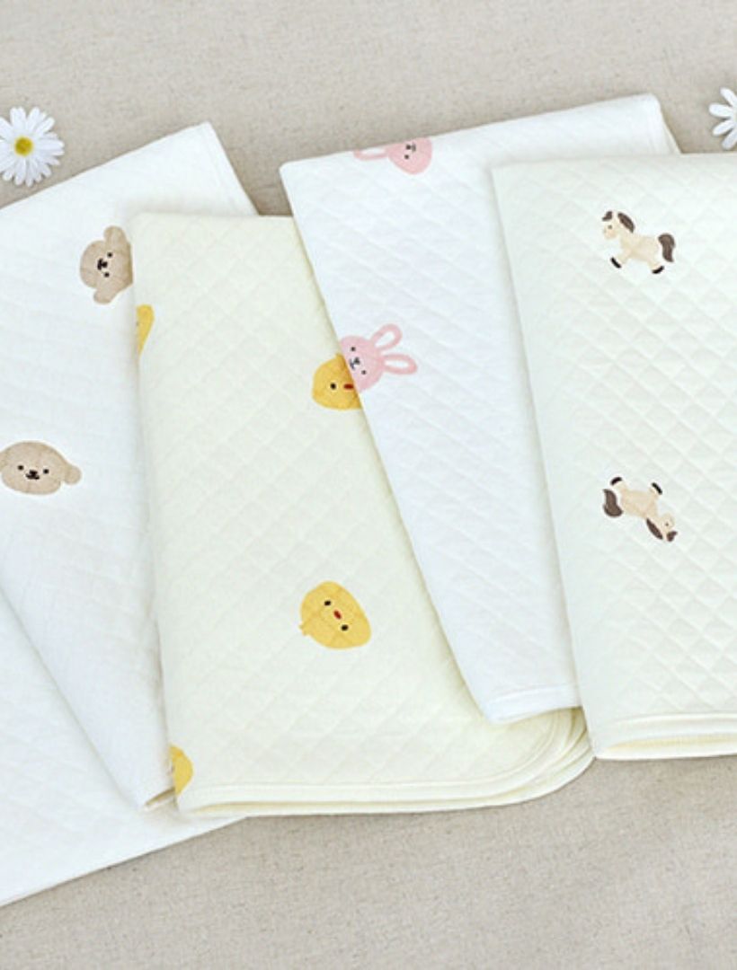 KRDY166 Korea Baby&I Premium Cotton Breathable Waterproof Pad (S/M/L) (6 Patterns)