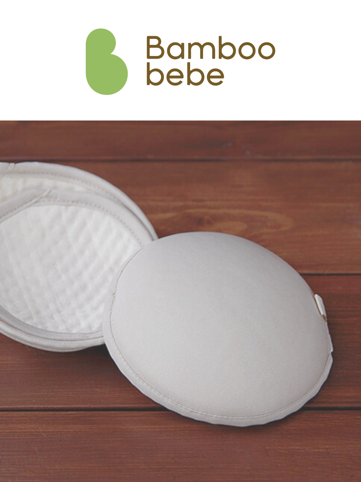 KRBA416 Korea Bamboo Bebe Bamboo Double Cushion Washable Nursing Pad (2pcs)