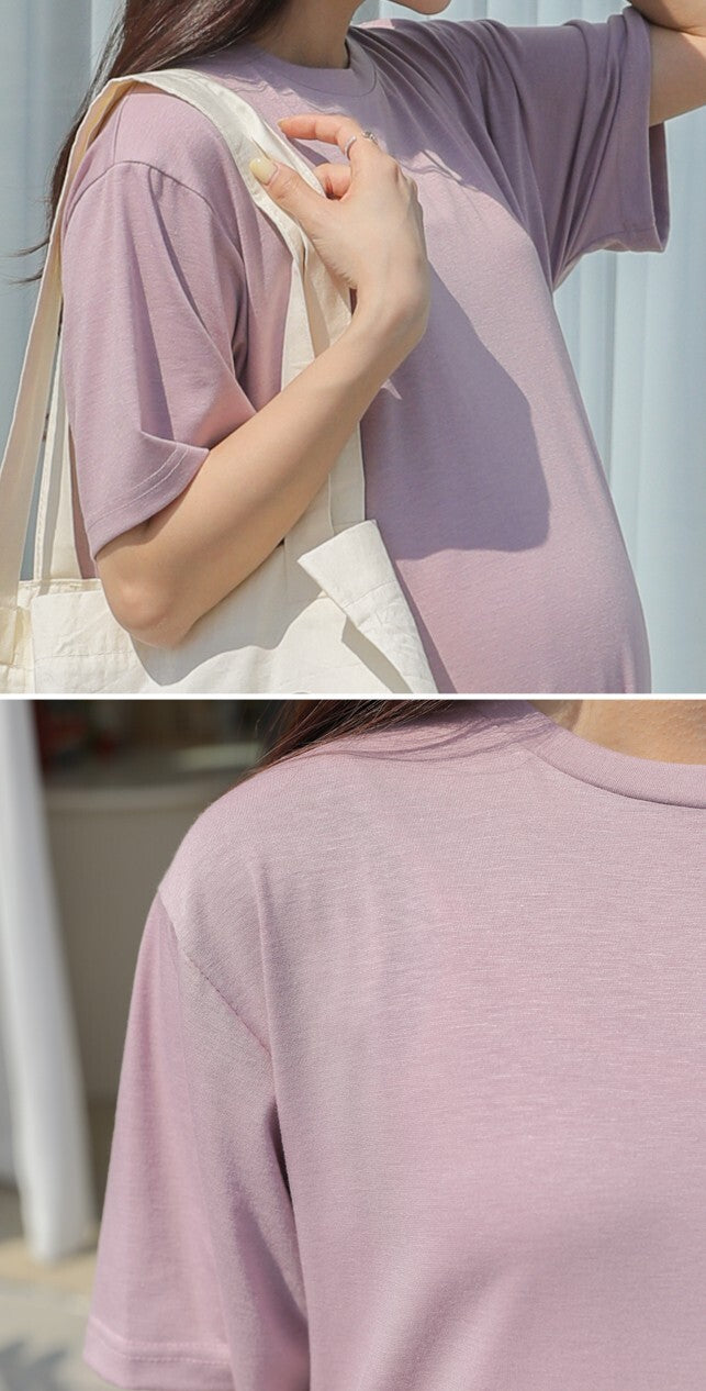 Summer Simple Solid Stretch Dress