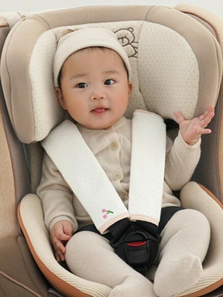 KRBA419 韓國 Bamboo Bebe 竹纖維嬰兒咬咬巾2件裝 (嬰兒車/汽車座椅專用) (4種圖案)