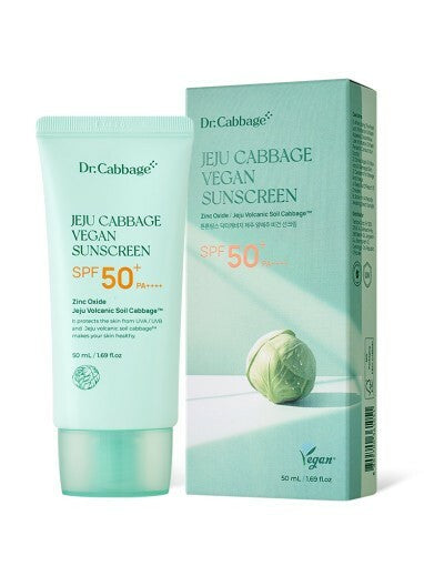 KRTN035 Korea tntn mom's Jeju Cabbage Vegan Pregnancy Safe Sunscreen 50ml (SPF50+)