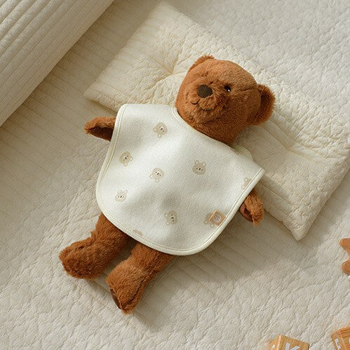 MMBP001 Baby&I Newborn Gift Set-Bear (Bib, Bodysuit, Swaddle Blanket, Mittens,Doll Cover Socks)