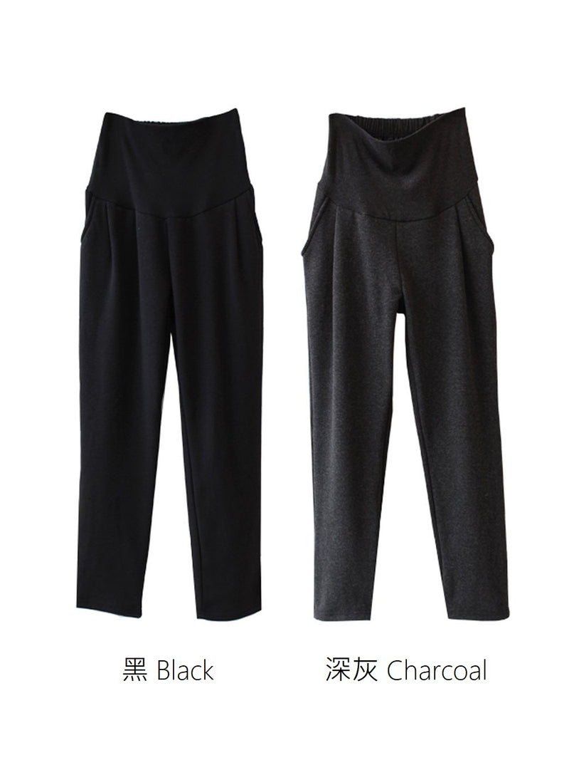 Comfy Brushed Pants with Yoga Waistband
