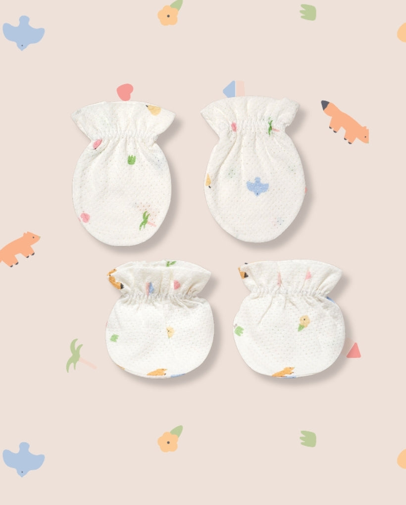 Mittens & Booties-Little Fox (Summer)