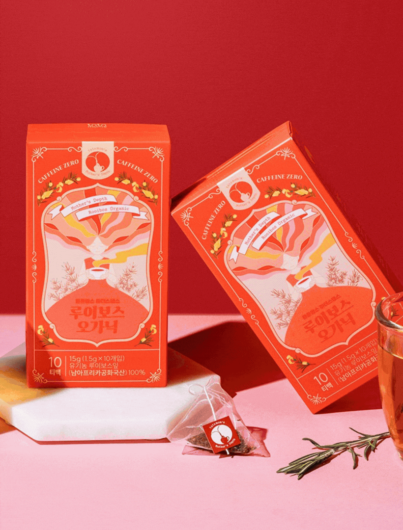KRTN014 Korea tntn mom's Mother's Depth Rooibos Organic [Pack of 10 Teabags]