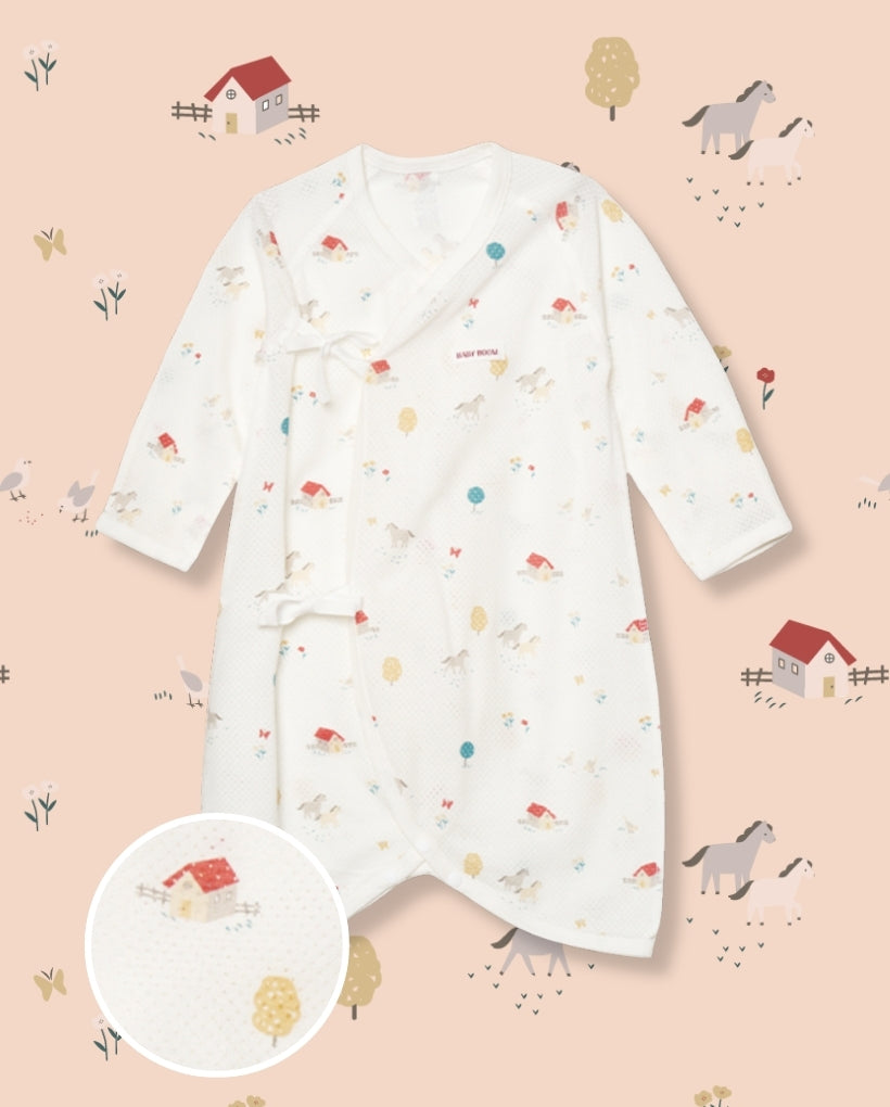 Wrap Romper-Pony Day (Summer)