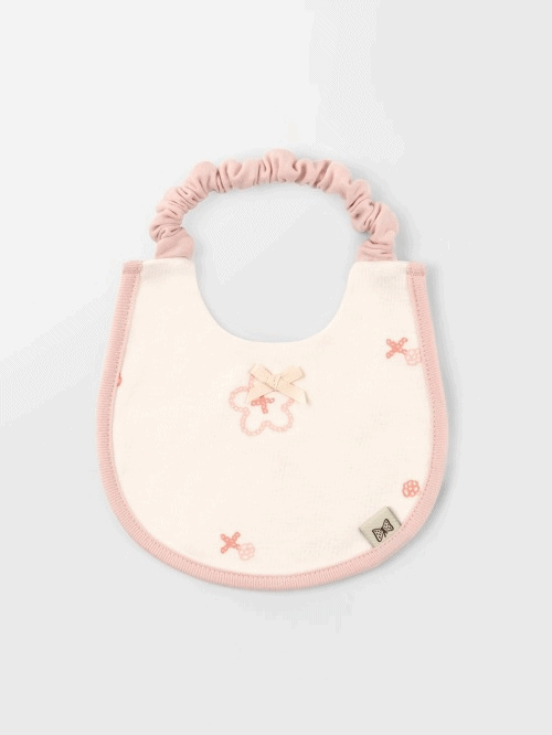 Bib-Knitting Flowers (Winter)
