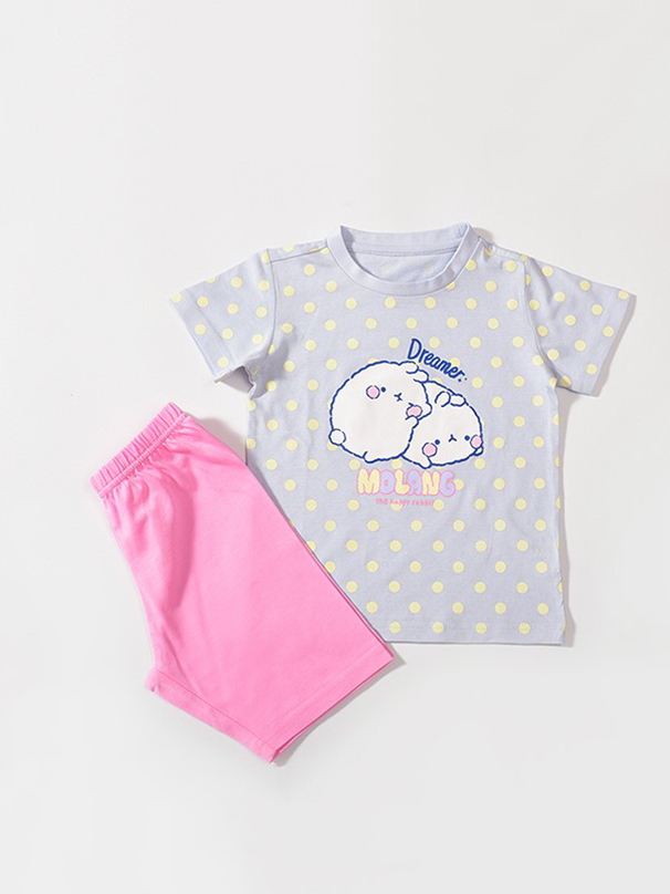 MLDY104 Korea Baby&I Molang Set-The Happy Rabbit (Summer)