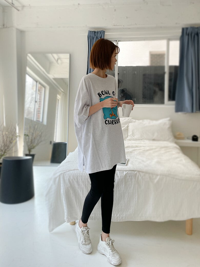 Relaxed Cute Jerry Printed Top