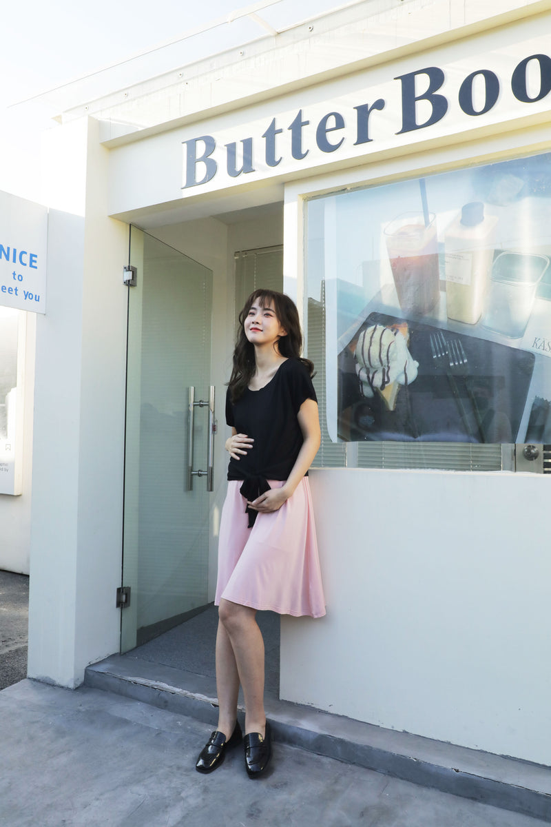 Two-Piece Contrasting Dress
