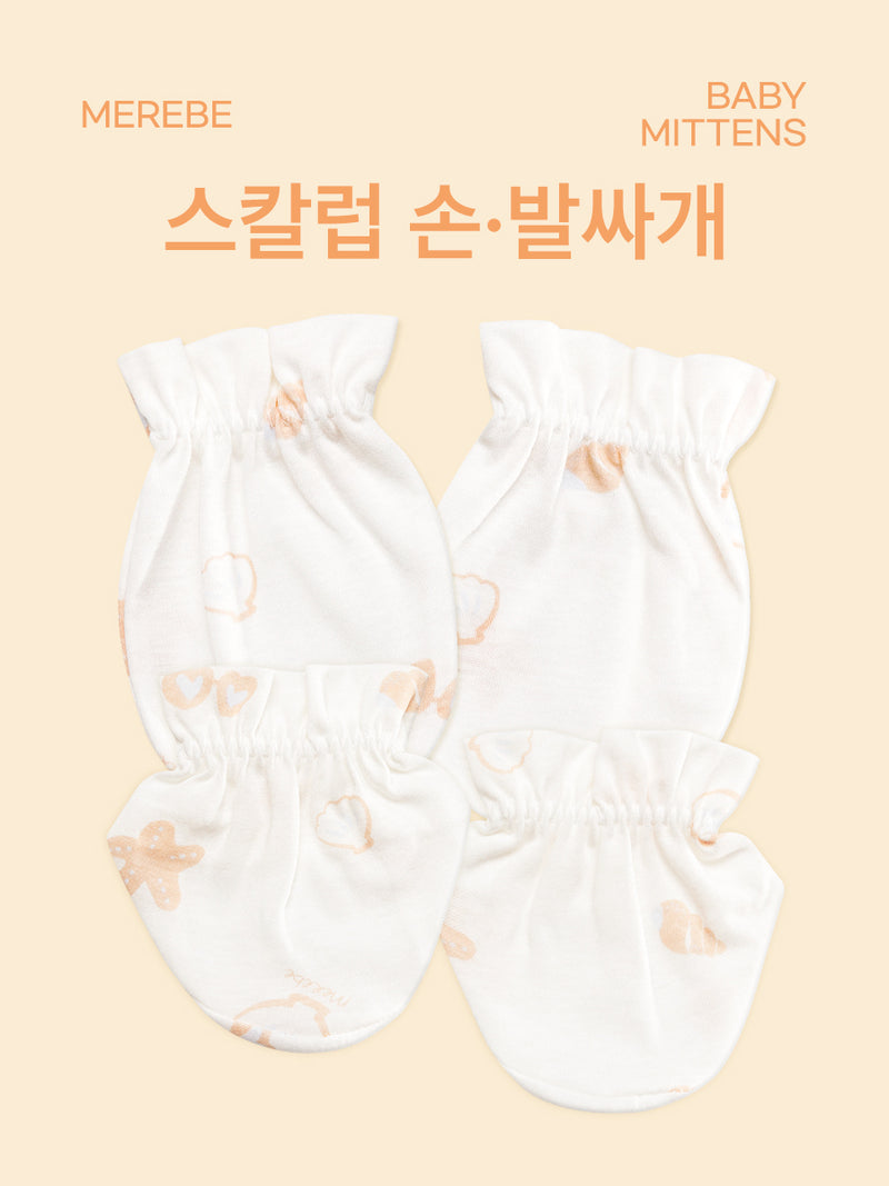 KRMB8W40F 韓國 Merebe 嬰兒腳套-帶子BB (夏)