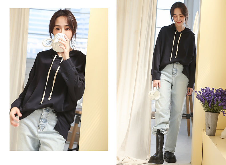 Relaxed Sweat Nursing Hoodie