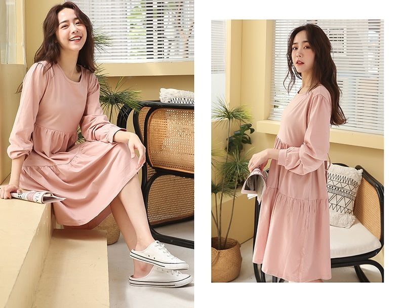 Cute Layered Nursing Dress