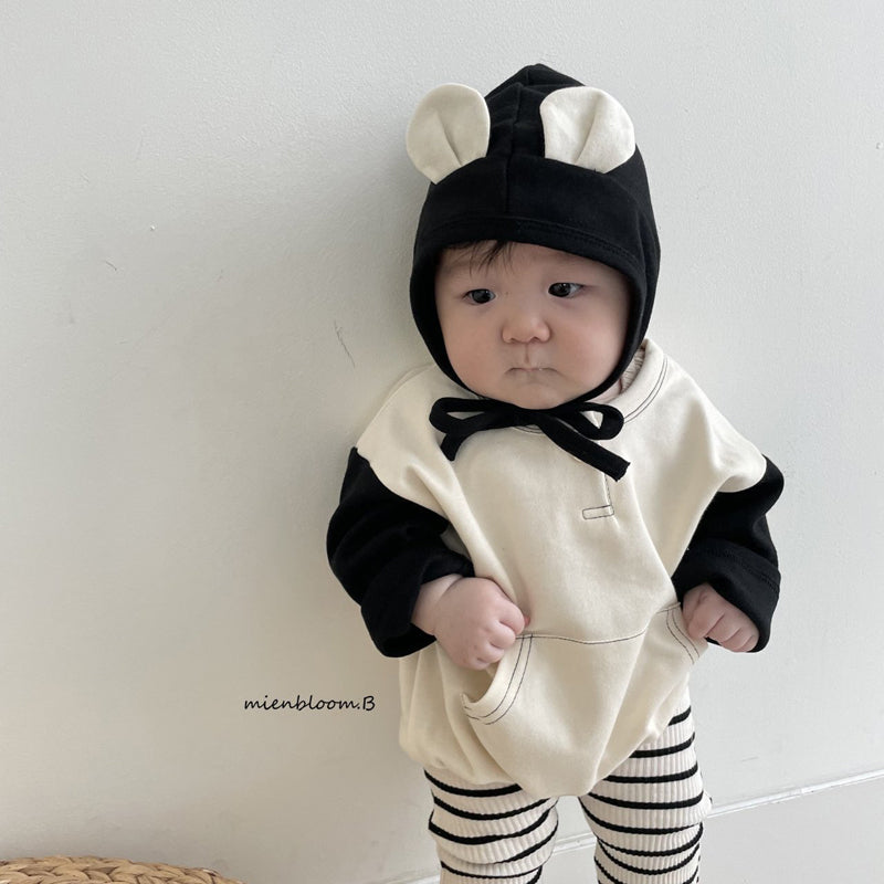 KRXO101 配色明線夾衣 (2色)