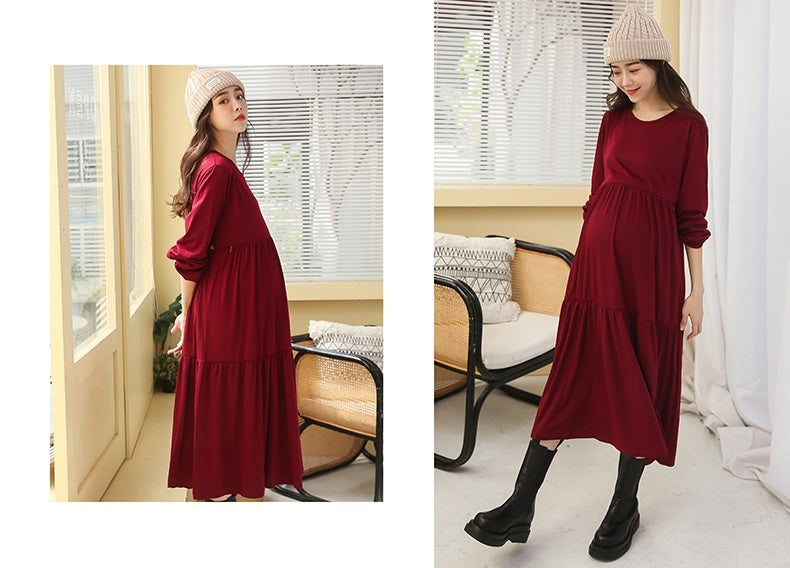 Layered & Flowy Nursing Dress