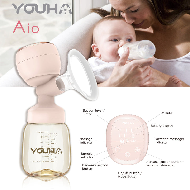 YOH219 Youha 優合 Aio 電動吸奶器及哺乳按摩器
