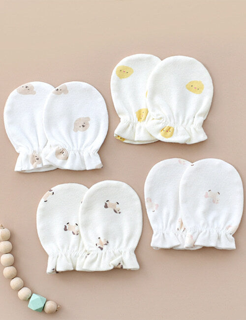 KRDY162 Korea Baby&I 4 Seasons Baby Mittens (6 Patterns)
