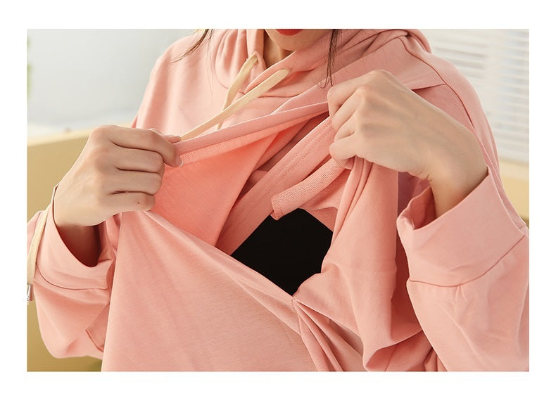 Relaxed Sweat Nursing Hoodie
