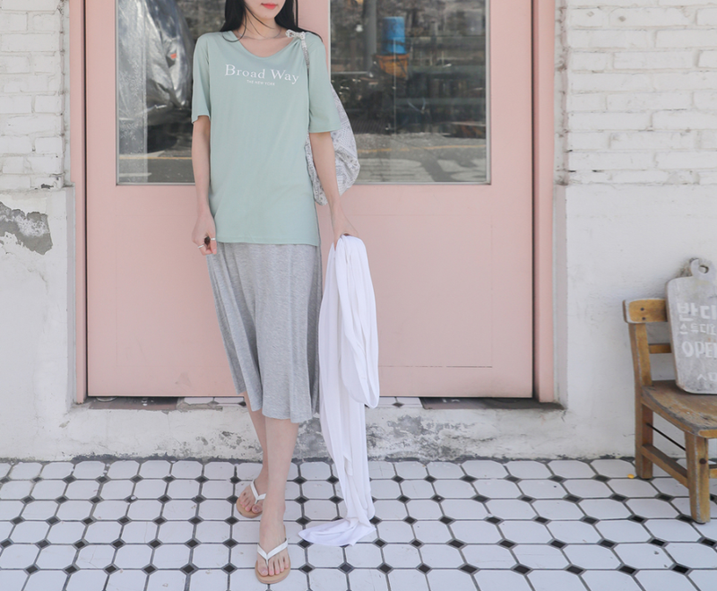 Pure Color Umbrella Yoga Skirt