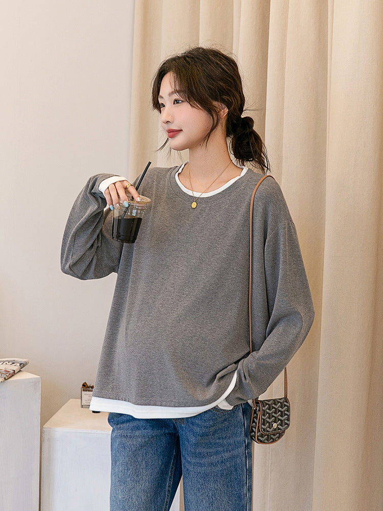 Cotton Layered-Look Top