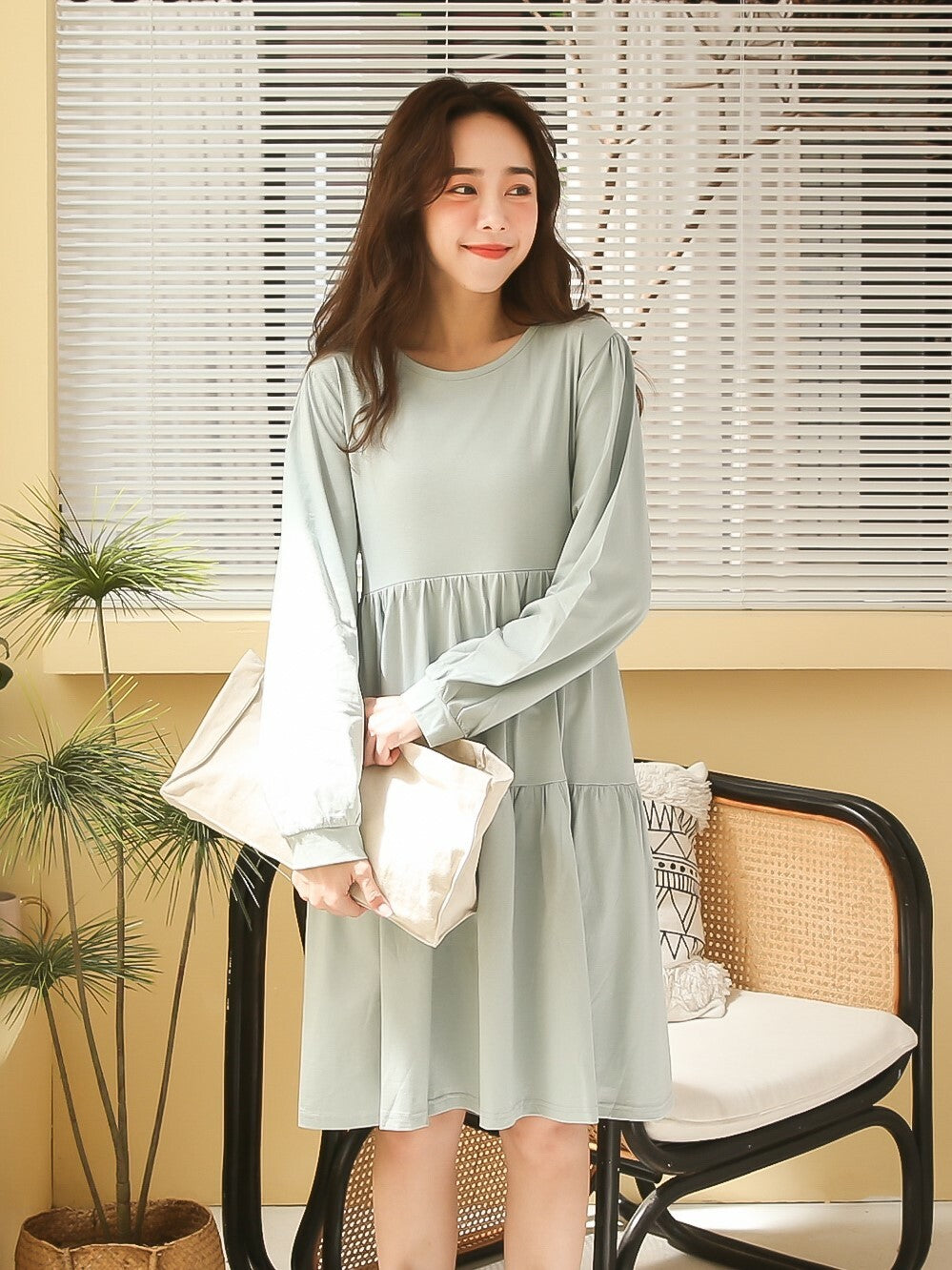 Cute Layered Nursing Dress