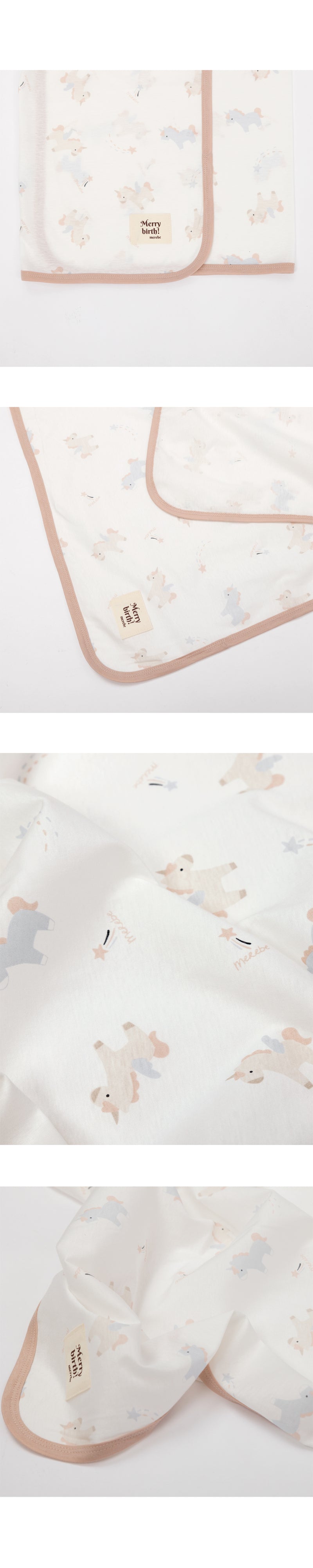 Swaddle Blanket-Baby Unicorn (All Seasons)