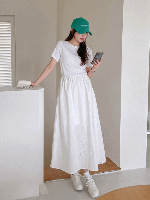 Short Sleeve Bubbly Layered Dress