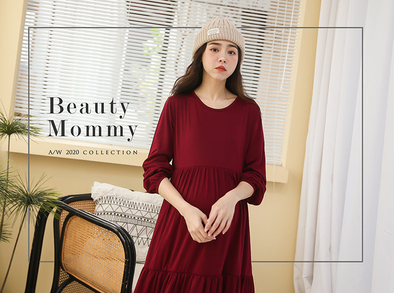Layered & Flowy Nursing Dress