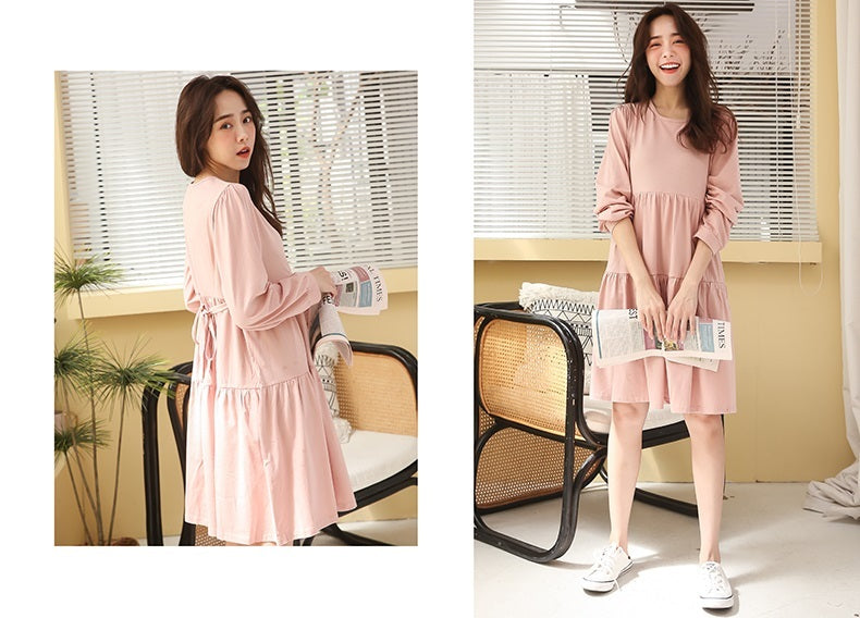 Cute Layered Nursing Dress
