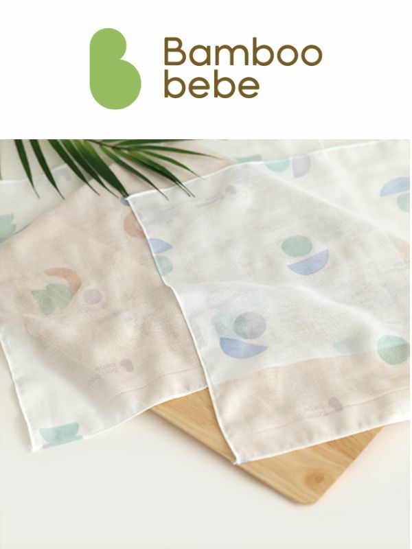 KRBA109 韓國 Bamboo bebe竹纖維王牌超柔滑紗巾-村莊之守護(小山) 6塊裝