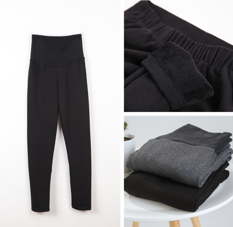 KRMD709 Korea Mom's day Premium Quality Supporting Artificial Mink Leggings (2 Colors) [Maternity Leggings/Bottoms]