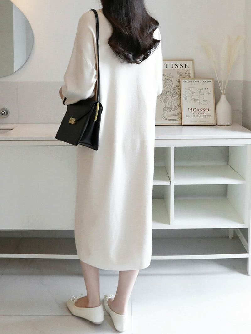 Color Block Knitted Dress