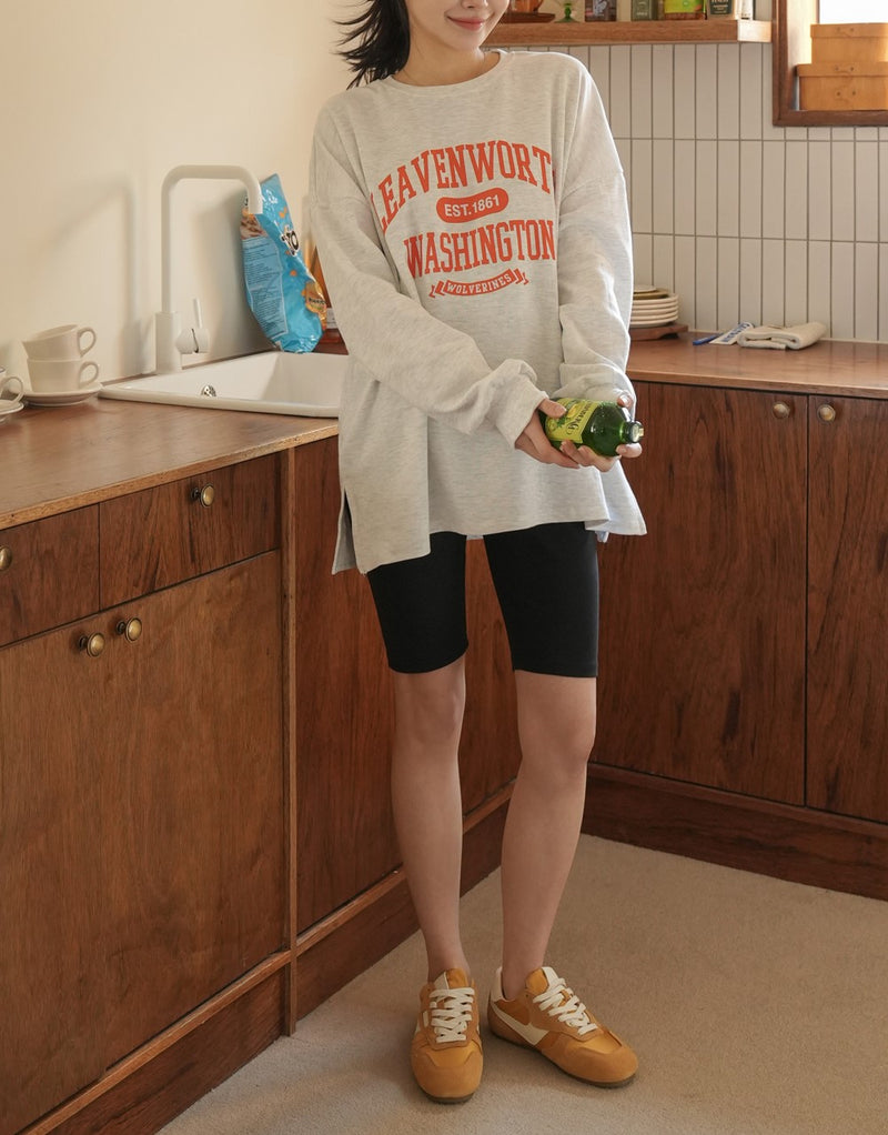 Washington Loose Fit Long Sleeve Maternity T-Shirt